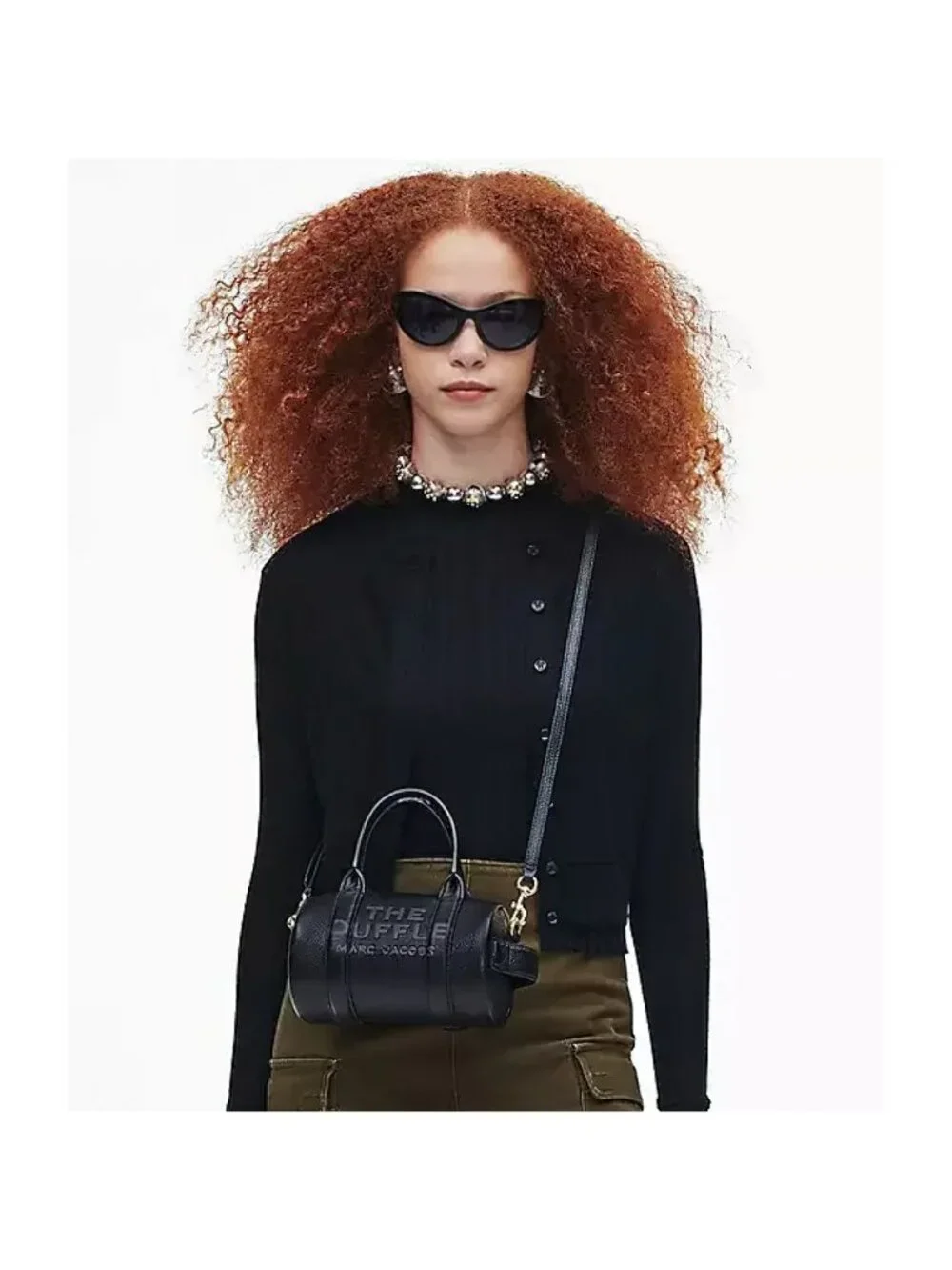 Marc Jacobs Women's The Mini Duffle Bag Black OS - Picture 2 of 14